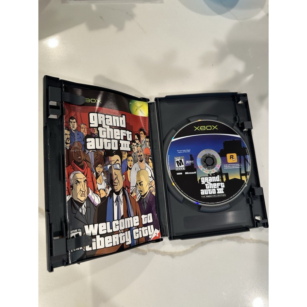 Grand Theft Auto III 3 Xbox Blockbuster Edition CIB - Tested - Complete Rare